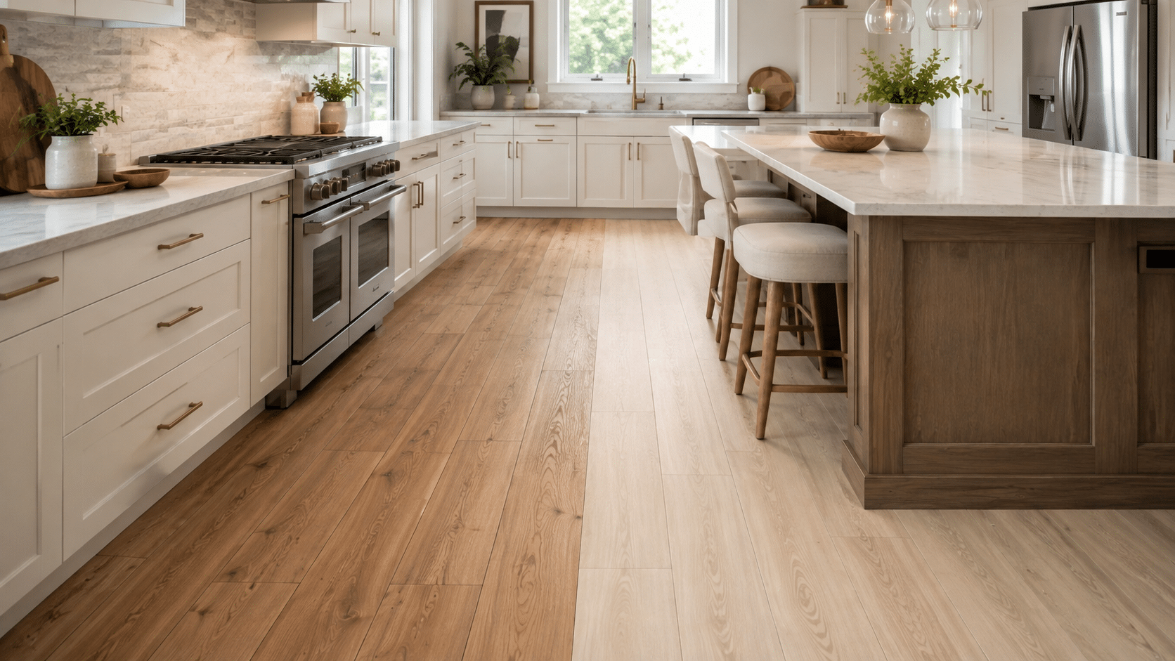 Hardwood vs. Luxury Vinyl for Kitchens: Which Is Better for Everyday Use?